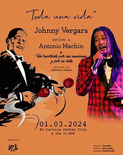 Konzert zu Ehren von Antonio Machín – Johnny Vergara in Sevilla