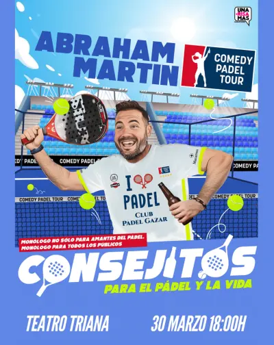 Comedy Padel Tour with Abraham Martín