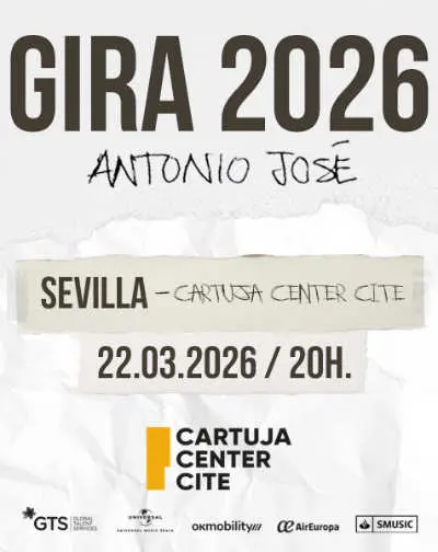 Concerto Antonio José – Gira 2026 a Siviglia