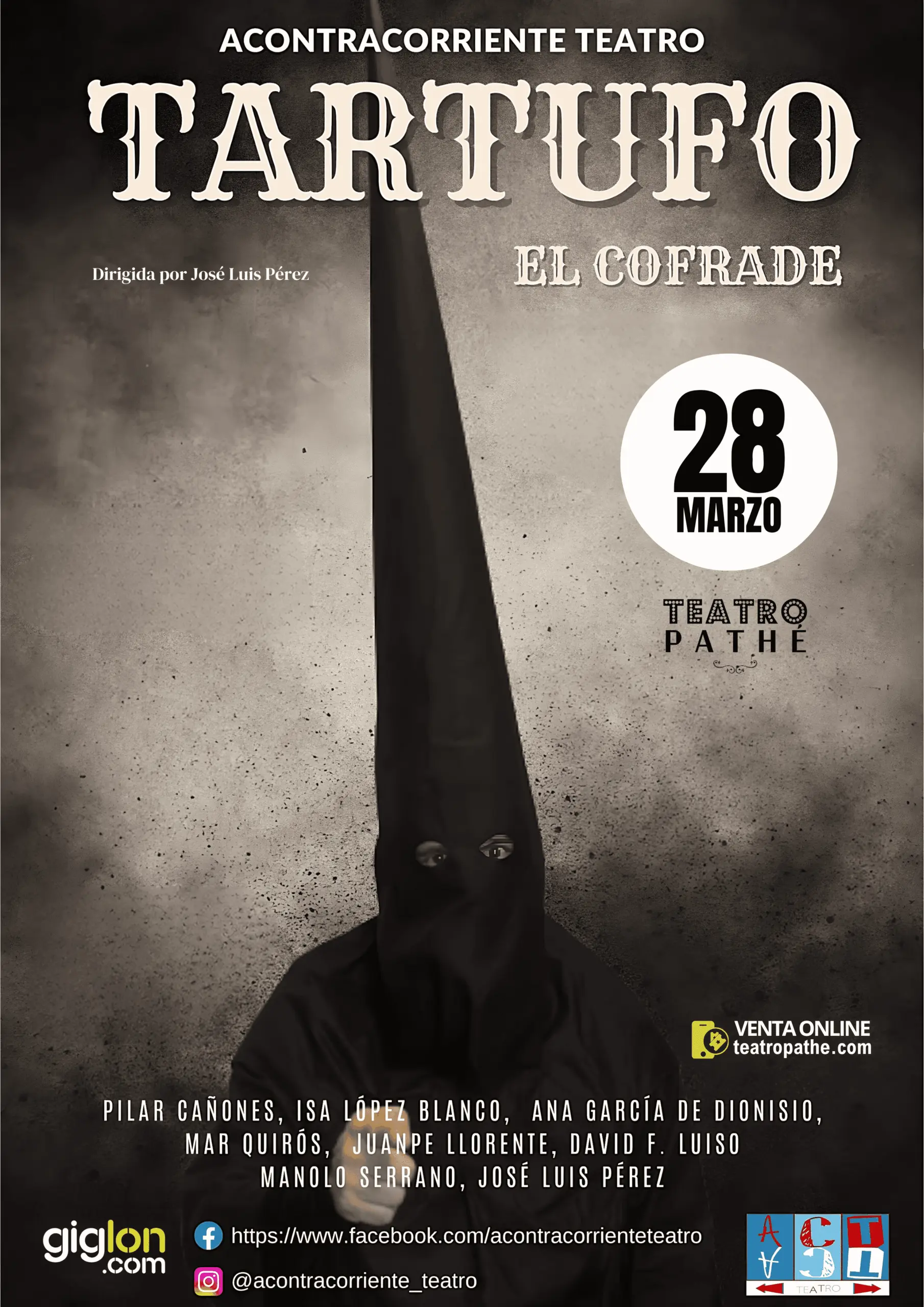 Tickets Tartufo el cofrade – A contracorriente Theater in Sevilla