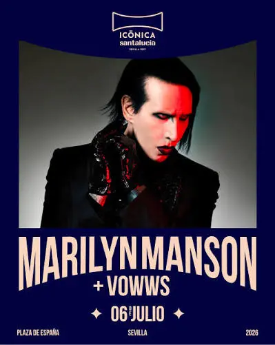 Concerto de Marilyn Manson no Icónica Sevilla Fest