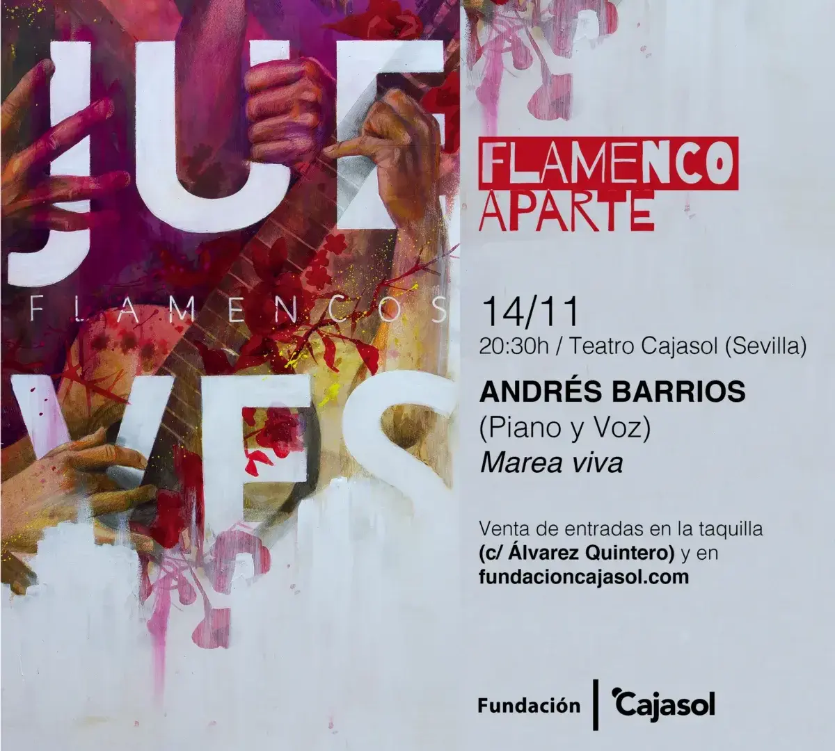 Andrés Barrios: piano y voz