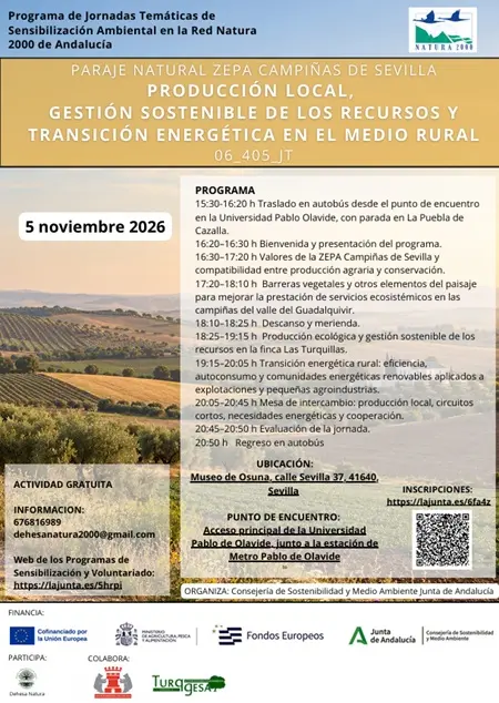 Producción local, gestión sostenible de los recursos y transición energética en el medio rural