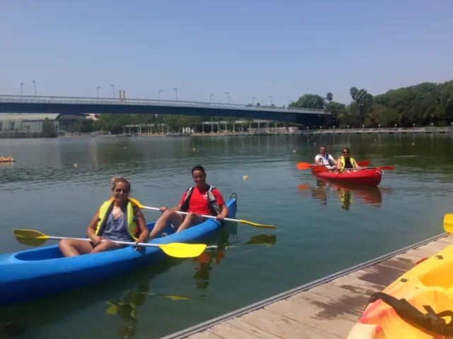 Kajak durch Sevilla: Guadalquivir