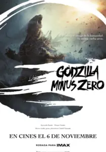 Cartel de Godzilla Minus Zero