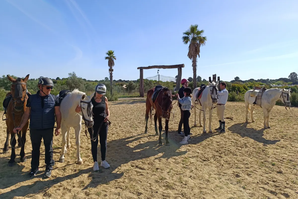 Paseo a caballo en Doñana