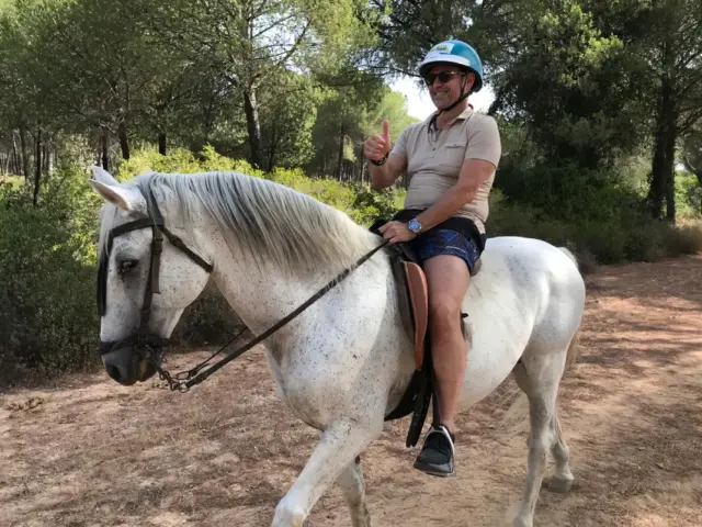 Paseo a caballo en Doñana