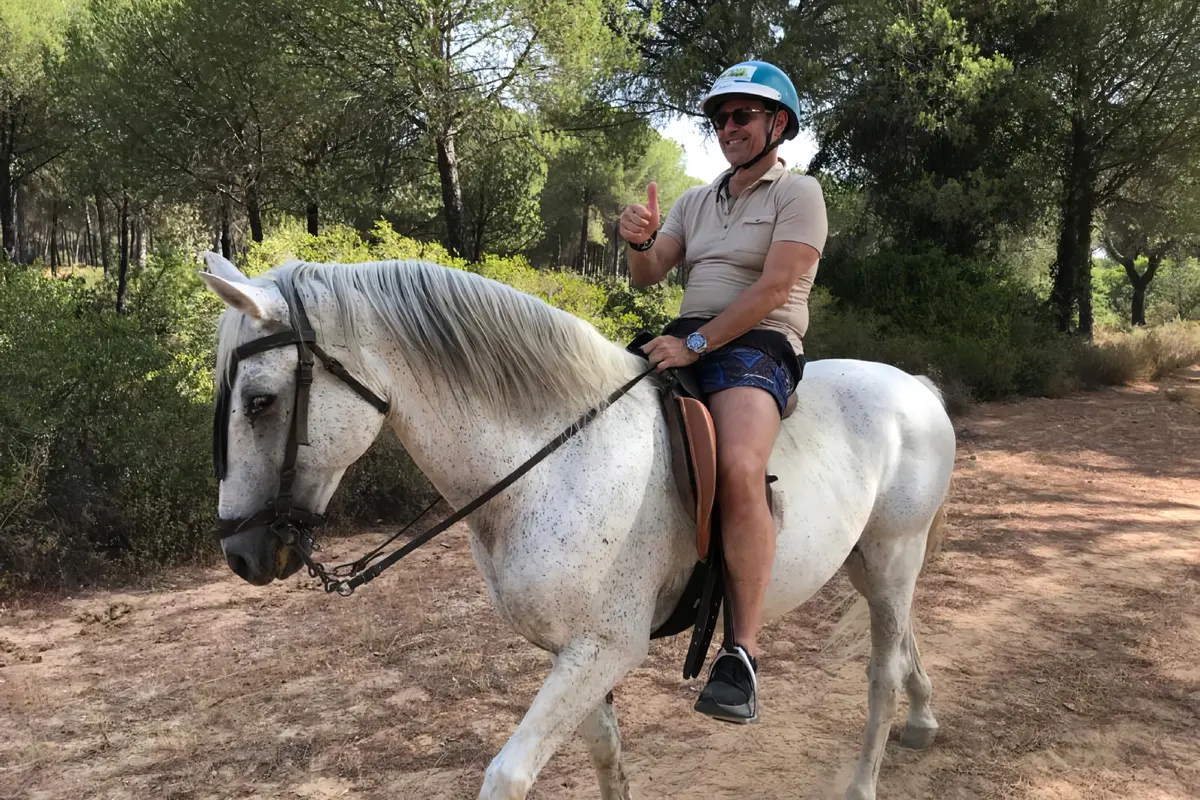 Paseo a caballo en Doñana