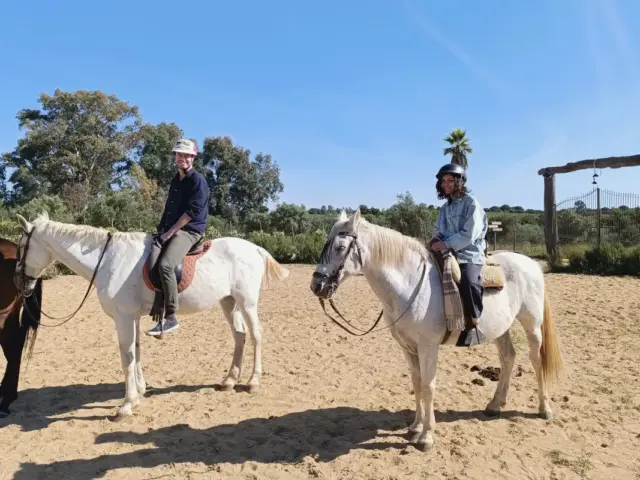 Paseo a caballo en Doñana