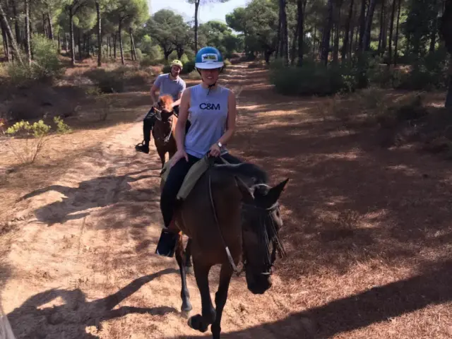 Paseo a caballo en Doñana