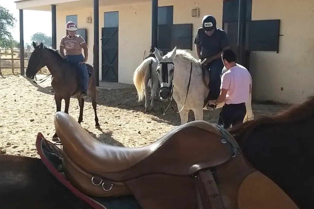 Paseo a caballo en Doñana