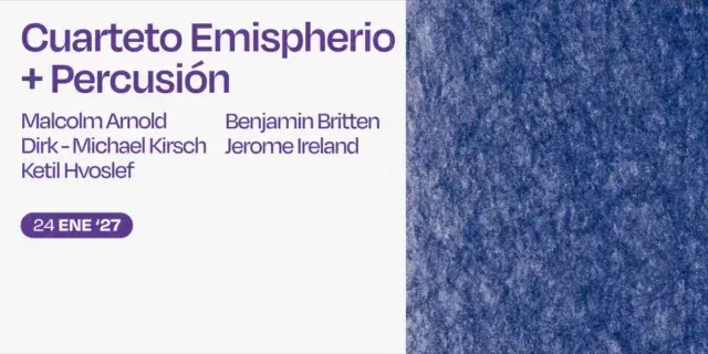 ROSS Chamber: Emispherio Quartet and percussion